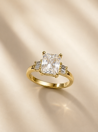 Luna Princess Taşlı Gold Kadın Yüzük