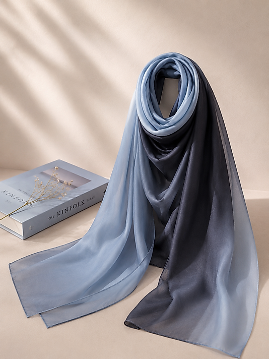 Luna Soft Şal – Gece Mavisi