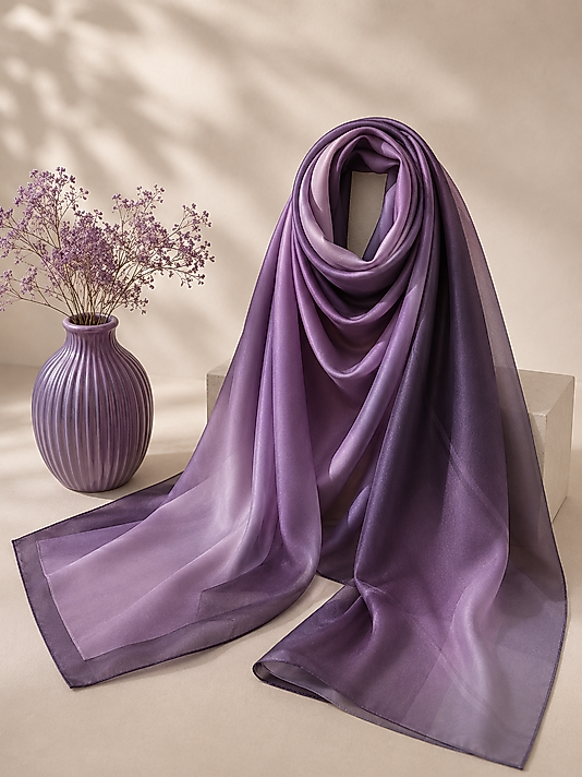 Luna Soft Şal – Lavanta Geçişli