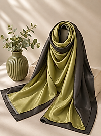 Luna Soft Şal – Zeytin Işıltısı