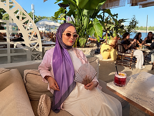 Luna Soft Şal – Lavanta Geçişli