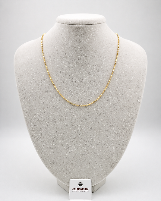 Minimal Gold Top Zincir Kolye